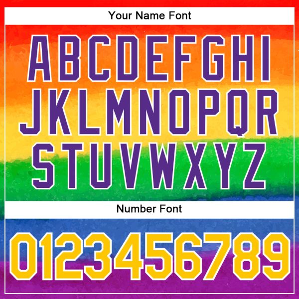Custom Rainbow For Pride Month Love Is Love LGBT Authentic Baseball Jersey - Image 5