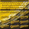 Custom Gold Gold-Black 3D Pattern Design Authentic Baseball Jersey - Image 4