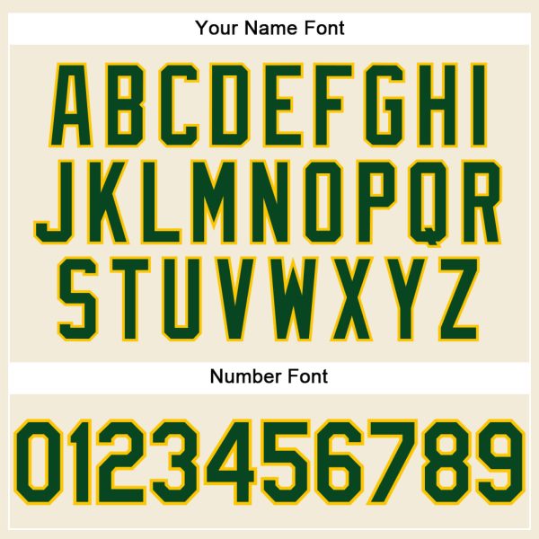 Custom Cream Green-Yellow Performance T-Shirt - Image 4