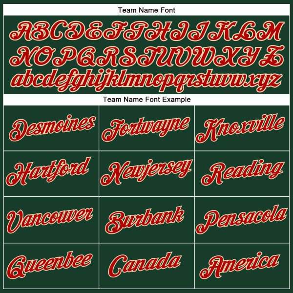 Custom Women's Green Red-Cream V-Neck Cropped Baseball Jersey - Image 4