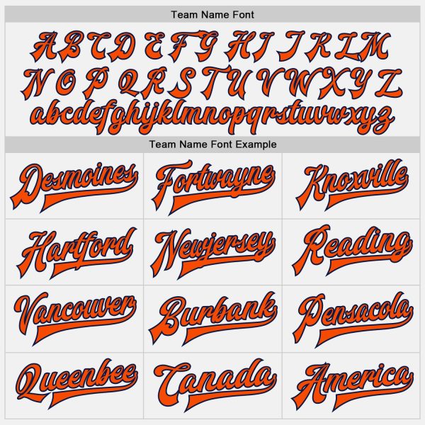 Custom White Navy Pinstripe Orange-Navy Bomber Full-Snap Varsity Letterman Jacket - Image 4