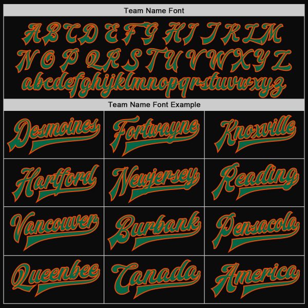 Custom Black Kelly Green-Orange Bomber Full-Snap Varsity Letterman Two Tone Jacket - Image 4