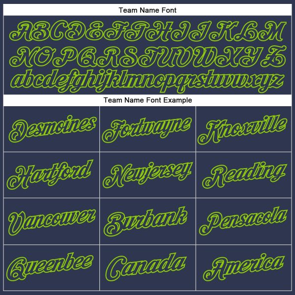 Custom Stitched Navy Neon Green Sports Pullover Sweatshirt Hoodie - Image 4