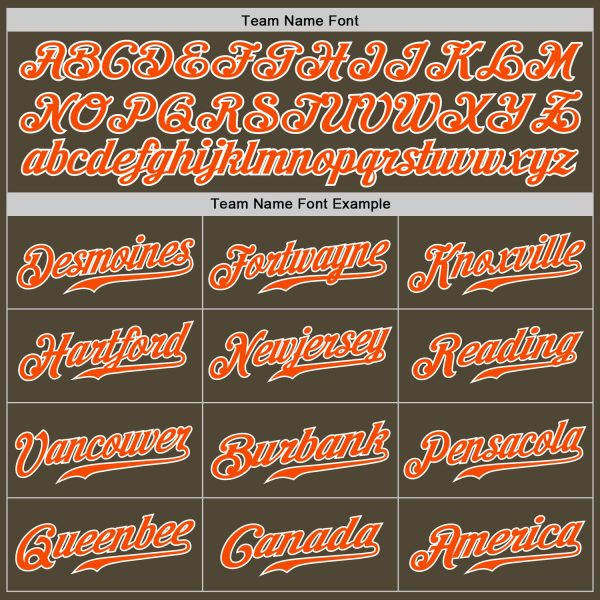 Custom Olive Orange-White Authentic Salute To Service Baseball Jersey - Image 4