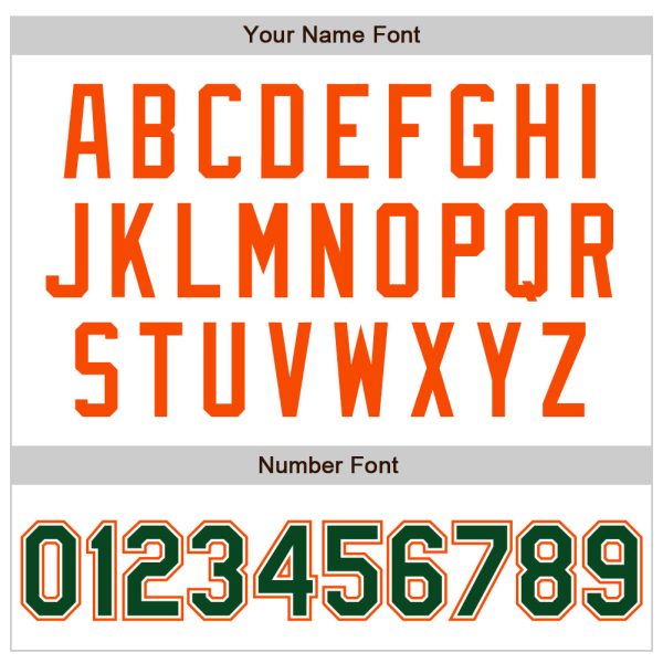Custom White Green-Orange Authentic Raglan Sleeves Baseball Jersey - Image 5