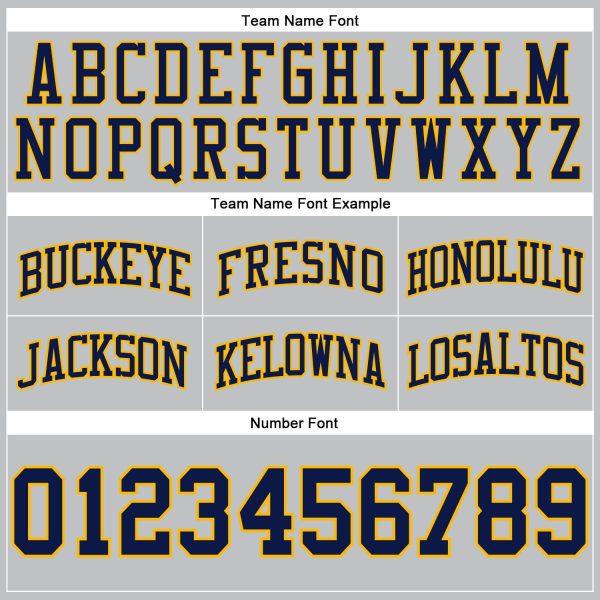 Custom Gray Navy-Gold Authentic Throwback Basketball Shorts - Image 3