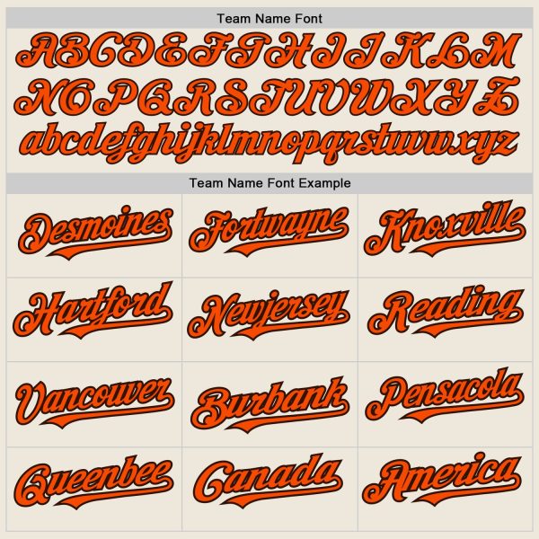 Custom Cream Brown Pinstripe Orange Two-Button Unisex Softball Jersey - Image 4