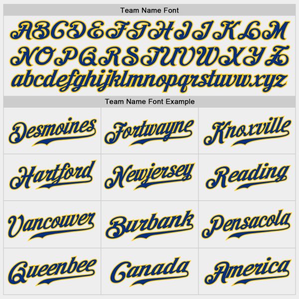 Custom White Royal-Gold Authentic Baseball Jersey - Image 5