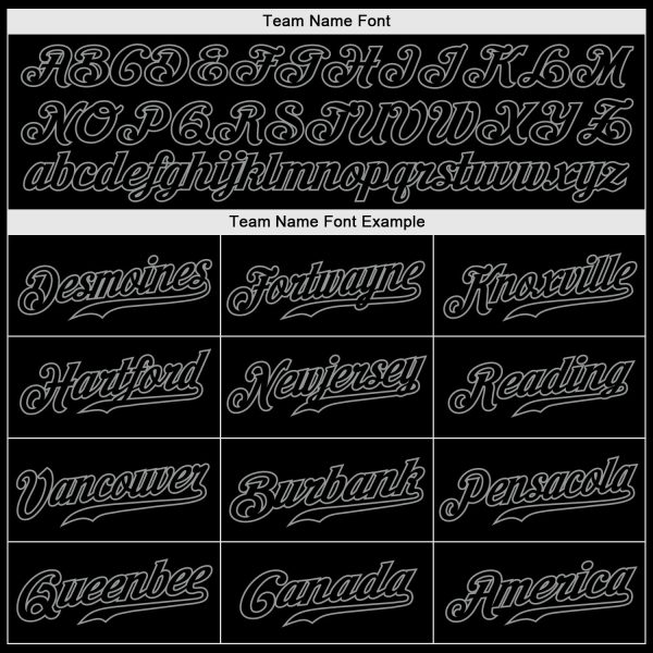 Custom Black Snakeskin Black-Gray 3D Pattern Design Authentic Baseball Jersey - Image 4